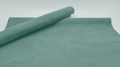 Canwas in mint, mint-türkiser Canvas, petrolgrüner Canwax gewaschen, used look, vintage, Vintage Look, stone washed, Baumwollcanvax, 16 oz, olive, olivgrün, blau, dunkelblau, jeansblau, Taschenstoff, Rucksackstoff, jeans, dunkelblau