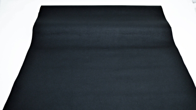 schwarz-Lotus Kunstleder, Polster-Kunstleder, schwarz Kunstleder für Geldbeutel und Taschen, Kunstleder mit feiner Struktur, weich schwarzes Lederimitat