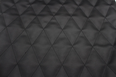 Kunstleder schwarz gesteppt schwarzes Kunstleder gesteppt