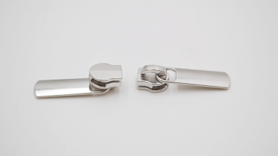 silberner Zipper Ersatzschieber Schieber für Reißverschluss RV Reißverschlüsse silbern Zipper in Silbern Bekleidungsreißverschluss Taschenreißverschluss  Zipp Zipper