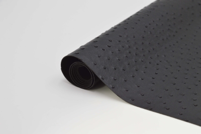 Preview: Polsterkunstleder Autruche - Strauß in rot, Kunstleder, Straußenoptik, genoppt, Noppen, kaschiert, Polsterkunstleder, Polsterstoff, gruen, grün, Straussenleder, Strauss, Strauß, Leder, Velourleder