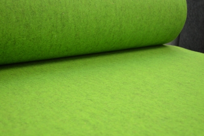 Wollfilz ca.3mm meliert - lemongreen