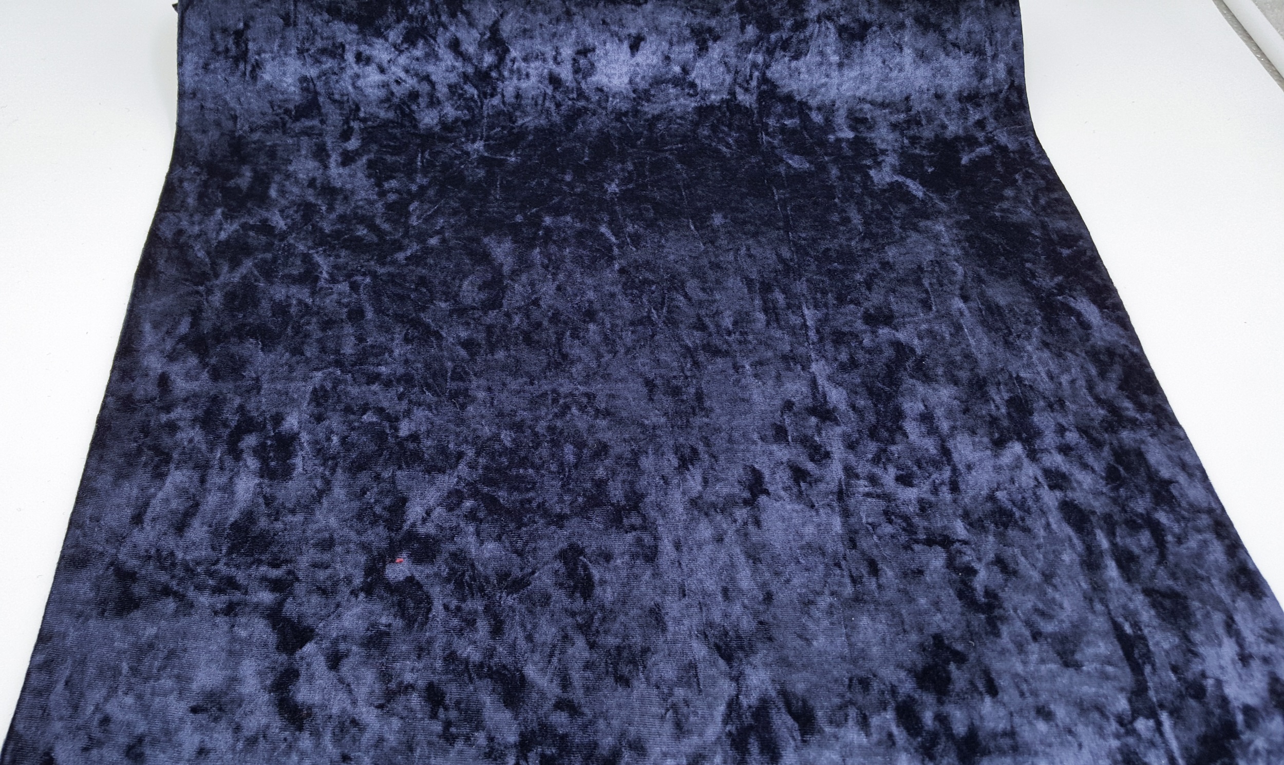 Deco-Line - dunkelblauer Samt Filz schwarz schwarzer Filz mit