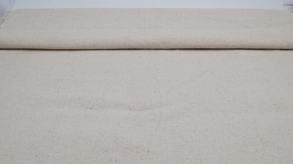 Baumwolle, rustikale Baumwolle, Baumwollstoff grobgewebt, naturfarben, schwerer Baumwollstoff, Canwas, Canvas, wollweiß