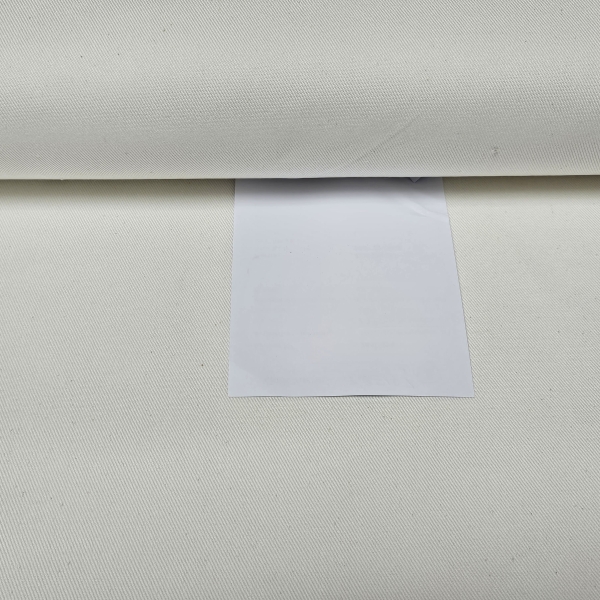 Rohweiser Baumwollköper schwerer Baumwollstoff in wollweiß