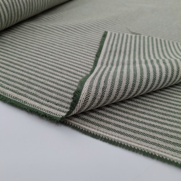 Dekostoff mit Fischgrat gestreifter Stoff robuster & strapazierfähiger Stoff