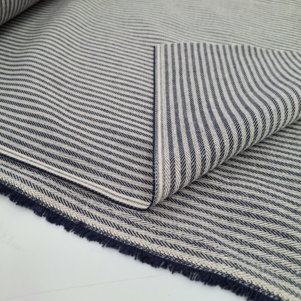 Dekostoff mit Fischgrat gestreifter Stoff robuster & strapazierfähiger Stoff