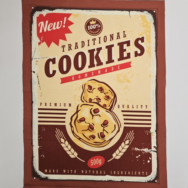 Geschirrtuchset 3 Motive zum selbernähen Motiv Chocolate - Schokolade