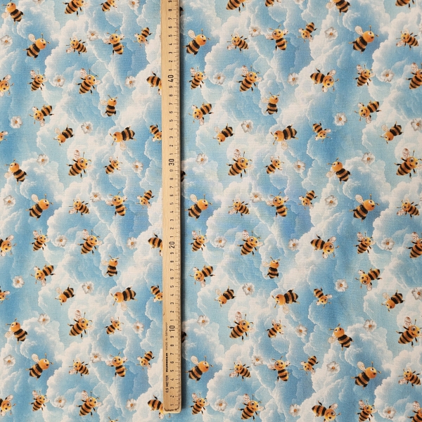 Bienenstoff Stoff mit Bienen Stoff Baumwollstoff mit Bienen