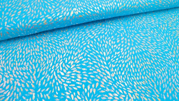 Body Neontürkis Tropfen Hologrammstoff Tropfen Stretchstoff bi-elastisch Boldystoff Stoff für Badeanzuüge und Bikini Showtanz Fastnachtsstoff  Neontürkis Türkis  Neon Tanzsport Showtanz Badeanzugsstoff Stretchstoff Tanzgruppen Tanzstoff Body Neon Türkis t