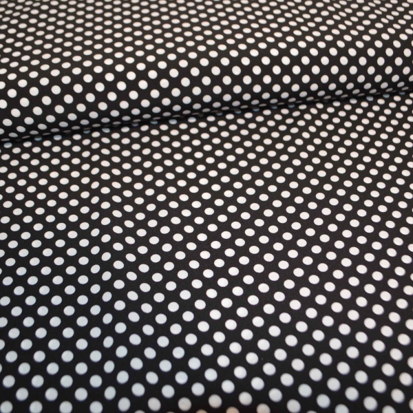 Chiffon Schwarz Weiß Punkte Punkte  Chiffon Chiffon Chifon Polyester Polyester Chiffon schwarz weiß Punkte Polyester Polyester Chiffon Blusenstoff