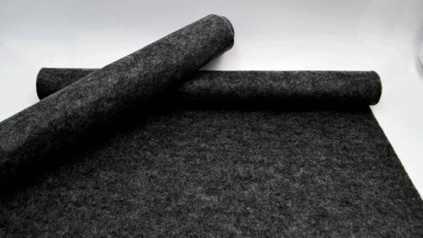 dunkelgrauer Filz 4 mm Filz in Dunkelgrau dunkelgrauer  Filz PET Filz Recycelter Filz recycling PET Filz aus recycelten Plastikflaschen bunter Filz 4 mm stark Filz PET dunkelgrau Filz 4 mm