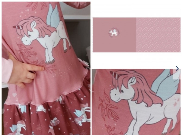 SW146Q pegahörnchen Panel Panel by emmapünktchen design Jersey Kinder Panel pegahörnchen Pegasus Einhorn Kinderpanel Kinderpanel pegahörnchen Pegasus Einhorn