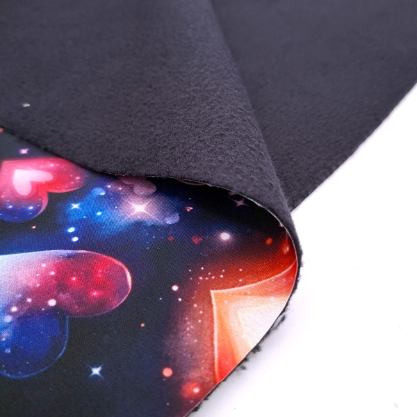 Kinder Softshell mit Herzen für Jacken Hosen oder Taschen