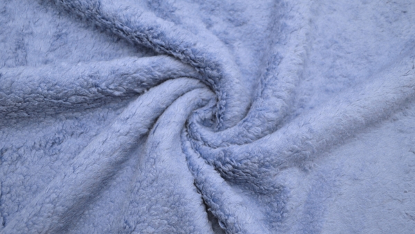 Teddy jeansblau blauer Baumwollteddy  Baumwollteddy Teddy Jeans aus Baumwolle blauer Teddyplüsch hellblauer  Baumwollteddy jeansblauer Baumwoll Teddybärstoff Stoff