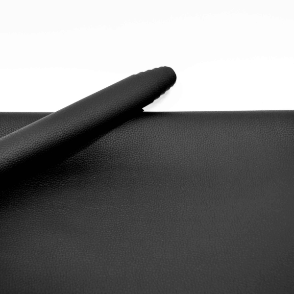 0686-780 Toro Black Kunstleder schwarz Eurotex Toro Polster-Kunstleder schwarzes Kunstleder Elefantenkunstleder schwarz black Polstern Polsterleder Kunstleder für Handtaschen und Geldbeutel Toro black