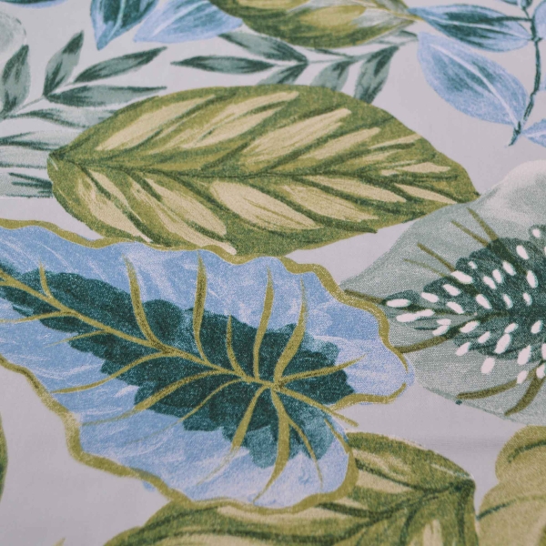 Tuva Tuvatextiles Acrisol TUVA Acrisol Tropical 229 grüne Markise grün Dralon Outdoor grün Farn Blätter Grau  Outdoor Blätter Outdoorstoff Dralon teflonbeschichtet Teflonbeschichtung Dralon lichtbeständig wetterbeständig Outdoorstoff Außenbereich grün