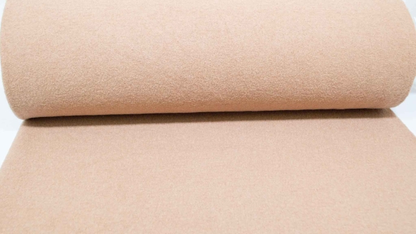Noteboom 04578 - 052  Walkstoff Beige Schurwolle beige Walk aus 100 % Schurwolle Winterstoff winterliche Kleidung strapazierfähig Walkloden natur Walk für Babybekleidung für den Winter Babyoverall Kinderoverall  aus Walk Walkloden natur beige