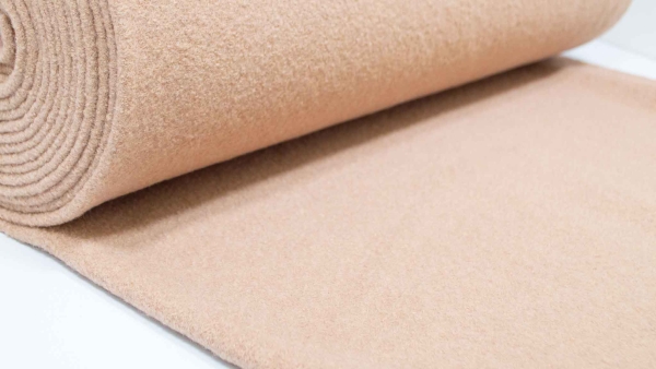 Noteboom 04578 - 052  Walkstoff Beige Schurwolle beige Walk aus 100 % Schurwolle Winterstoff winterliche Kleidung strapazierfähig Walkloden natur Walk für Babybekleidung für den Winter Babyoverall Kinderoverall  aus Walk Walkloden natur beige