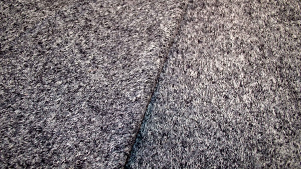 Walkstoff dunkelgrau grauer Schurwolle Walk aus 100 % Schurwolle Winterstoff winterliche Kleidung strapazierfähig Walkloden grau grauer Walk für Babybekleidung für den Winter Babyoverall Kinderoverall  aus Walk Walkloden grauer melierter melange Walk Woll