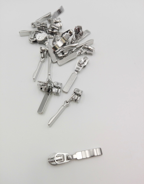 Zipper Automatikschieber für Endlosreißverschluss  PR0 Silber Wellenform