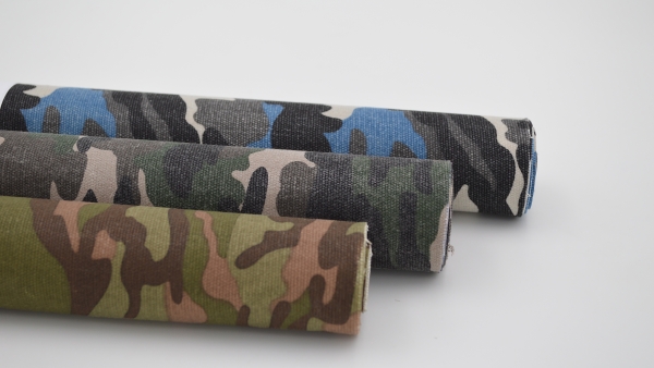 Canvax, Camouflage Canvas Waxed, Camouflage Segeltuch Canvas gewachst, leicht geölt, wind- und wetterresistent, wasserabweisend, Stoff für Rucksäcke und stabile Taschen
