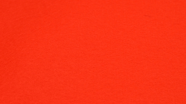 Orangenroter Filz  roter Schurwollfilz  Filz aus 100 % Schurwolle Filz Wollfilz