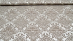 Jacquard, Polyester-Jacquard, idealer Stoff für Polsterungen - Vorhänge - Dekostoff - auch für mittelalterliche Kostüme - Gewandungen - altes Jacquardmuster mit Blumendesign - Rankendesign - Vorhangstoff mit Blumenmuster Stoff mit Ornamenten Barockstoff
