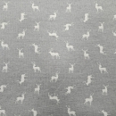 Landhausstil Edelweiß Stoff mit  Hirschen Hirschstoff Edelweiss  Jacquard Jacquardstoff im Landhaus Hirschstoff Stoff mit Hirschen Landhausstoff mit Edelweiß Hirschen