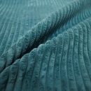 Cordula petrol Breitcord petrol blaugrün Mega Breitkord Washed Corduroy petrol Genuacord Cord Cordstoff petrol Kord Kordstoff petrol