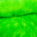 Kunstfell 1669-Futro Neon Green neon grün Fellimitat weiches Fell Kunstfell  neon grün Fell Imitat  Langhaarfell  neon neongrünes Langhaarfell grünes Flor Kunstfell Neongrün Fell Langhaarfell Monsterfell Fell für Fasching Mützenfell Mantelfell