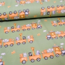 Zug Tiere Zoo Tiere Zug Baumwolljersey Kinderjersey Kinderjersey Zug Tiere Zoo Tiere Zug