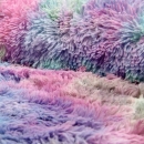 Kunstfell Fellimitat buntes Kunstfell weiches Kunstfell Langhaarplüsch Langhaarfell Fellstoff bunt pink türkis lila Kunstfell